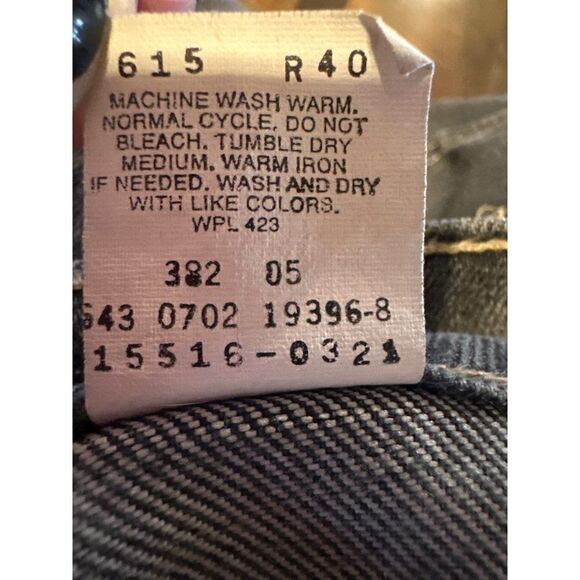 Levi’s 515 Vintage Black Boot Cut Jeans  Size 16 - Picture 10 of 11